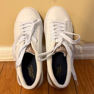 Polo by Ralph Lauren White Kids Sneakers size 4